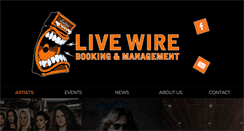 Desktop Screenshot of livewirebooking.com